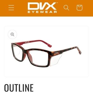 Tortoise Shell Glasses with Red Accents
